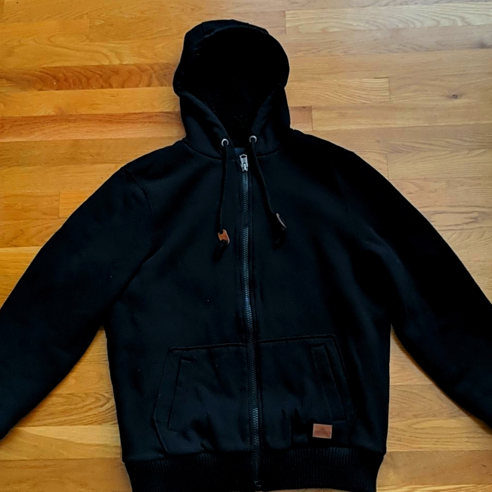 Buffalo Sherpa Lined Zip Up Hoodie